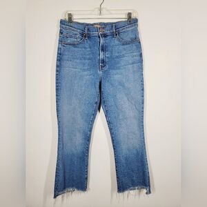 MOTHER Light Blue Cropped Jeans